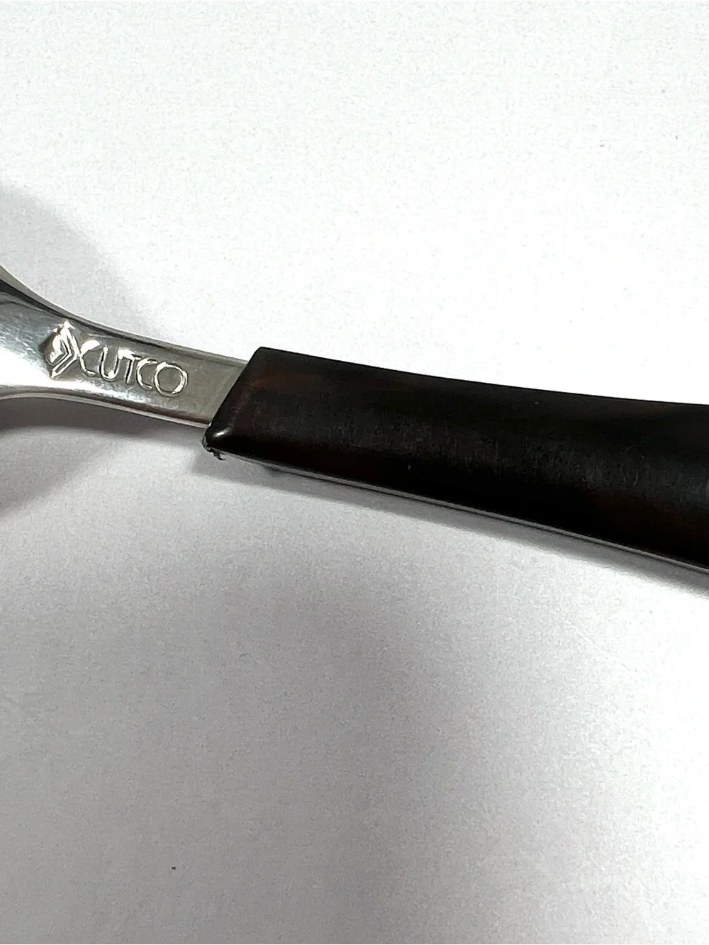 NEW CUTCO TEASPOON CLASSIC BLACK OR DARK BROWN HANDLE VINTAGE FLATWARE SINGLE